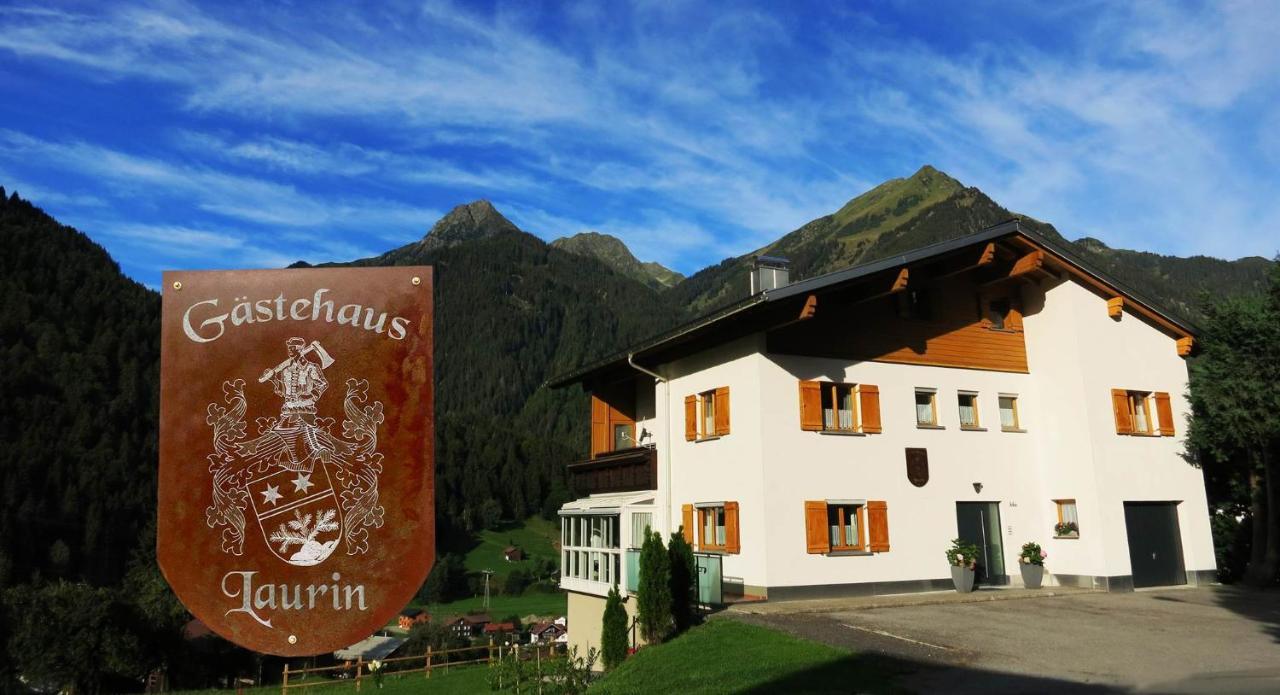 Gaestehaus Laurin Sankt Gallenkirch Exterior foto